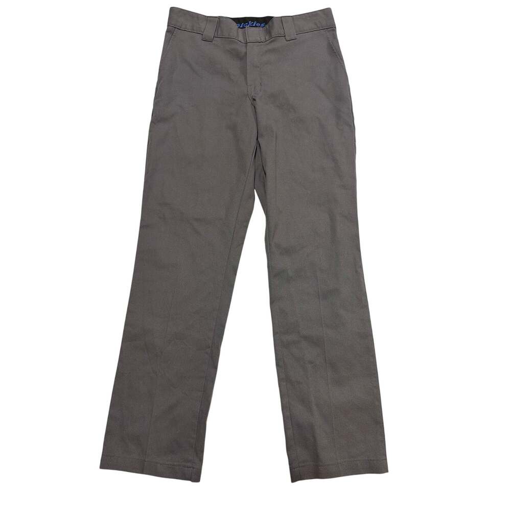 Dickies Flex Men's Work Pants 34X32 Gray Chino Carpenter Fit Straight Leg Denim
